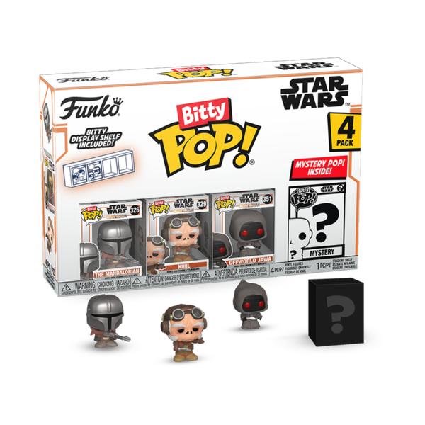 Star Wars: The Mandalorian - Din Djarin Bitty Pop! Vinyl 4 - Pack - Gametraders Modbury Heights