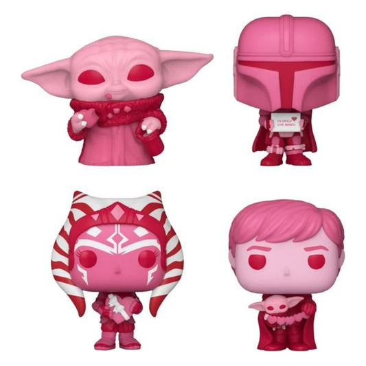 Star Wars: Valentines 2024 - Pink US Exclusive Pocket Pop! Vinyl 4 - Pack Heart Box - Gametraders Modbury Heights