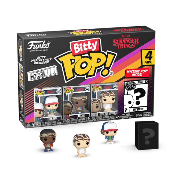 Stranger Things - Dustin Bitty Pop! Vinyl 4PK - Gametraders Modbury Heights