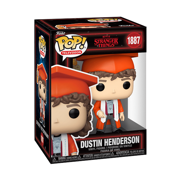 Stranger Things - Dustin Graduating Pop! Vinyl - Gametraders Modbury Heights
