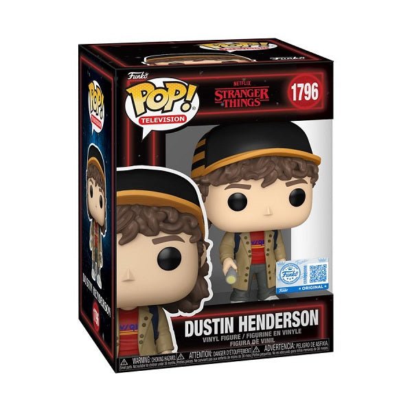 Stranger Things - Dustin Henderson (with Torch) US Exclusive Pop! Vinyl - Gametraders Modbury Heights