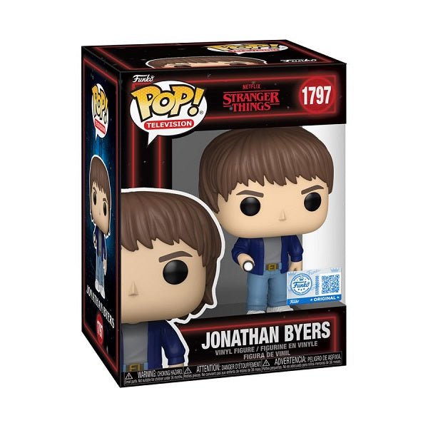Stranger Things - Jonathan Byers (with Torch) US Exclusive Pop! Vinyl - Gametraders Modbury Heights