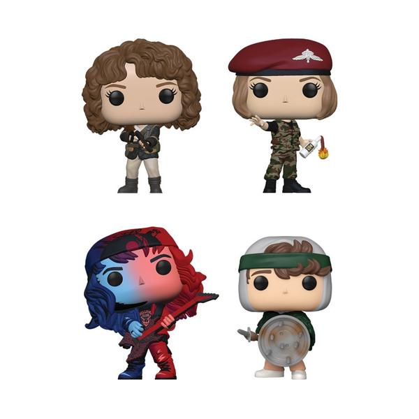 Stranger Things - Nancy, Robin, Eddie & Dustin US Exclusive Pop! Vinyl 4 - Pack - Gametraders Modbury Heights