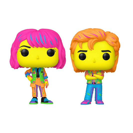 Stranger Things - Robin & Steve US Exclusive Blacklight Pop! Vinyl 2 - Pack - Gametraders Modbury Heights