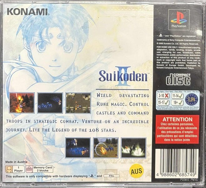 Suikoden II PS1 - Gametraders Modbury Heights