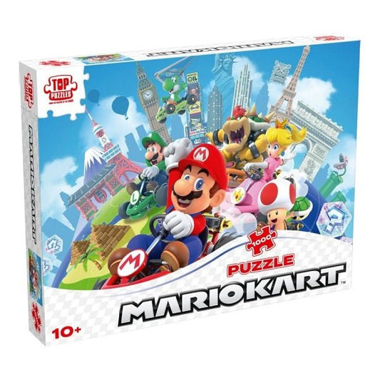 Super Mario – Mario Kart Around the World 1000pc Jigsaw Puzzle - Gametraders Modbury Heights