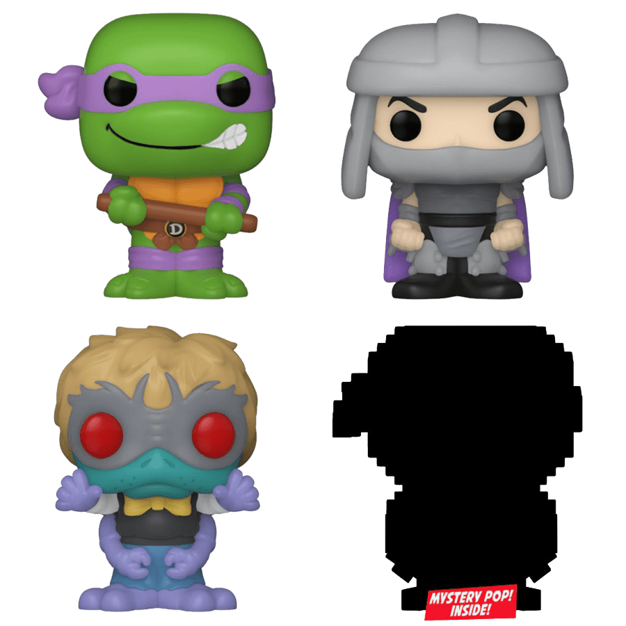 Teenage Mutant Ninja Turtles - Donatello Bitty Pop! Vinyl 4 - Pack - Gametraders Modbury Heights