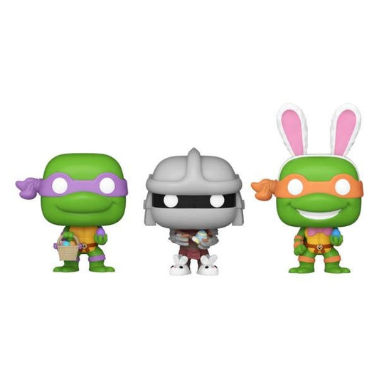 Teenage Mutant Ninja Turtles - Donatello, Shredder & Michelangelo Carrot Pocket Pop! Vinyl 3 - Pack - Gametraders Modbury Heights