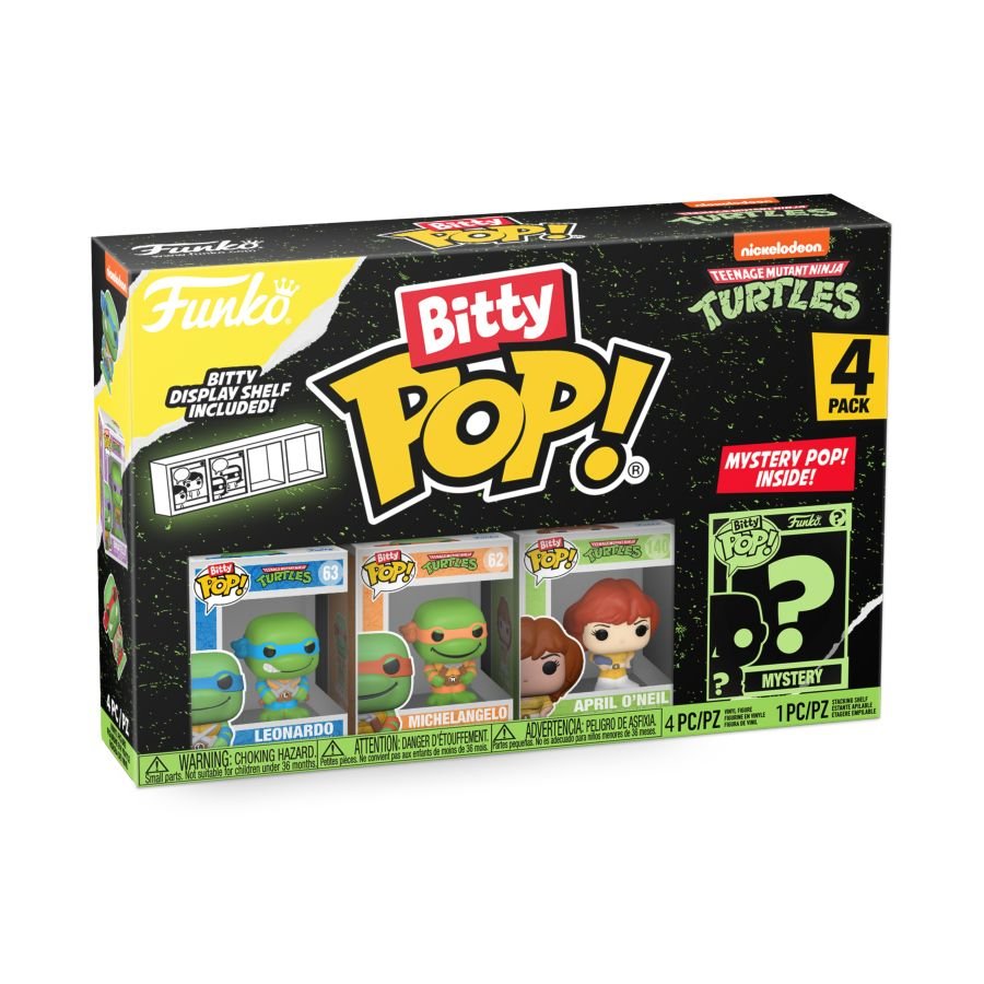 Teenage Mutant Ninja Turtles - Leonardo Bitty Pop! Vinyl 4 - Pack - Gametraders Modbury Heights