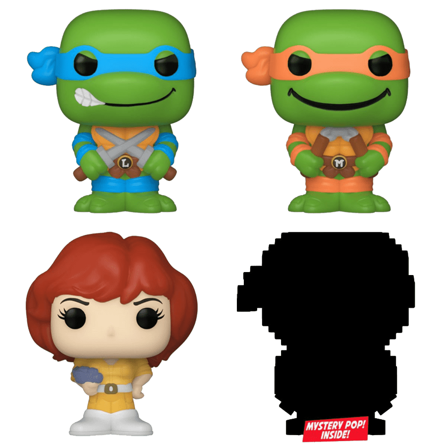 Teenage Mutant Ninja Turtles - Leonardo Bitty Pop! Vinyl 4 - Pack - Gametraders Modbury Heights