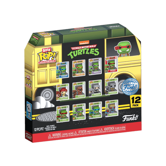 Teenage Mutant Ninja Turtles - Party Wagon Bitty Pop! Vinyl 12 - Pack - Gametraders Modbury Heights