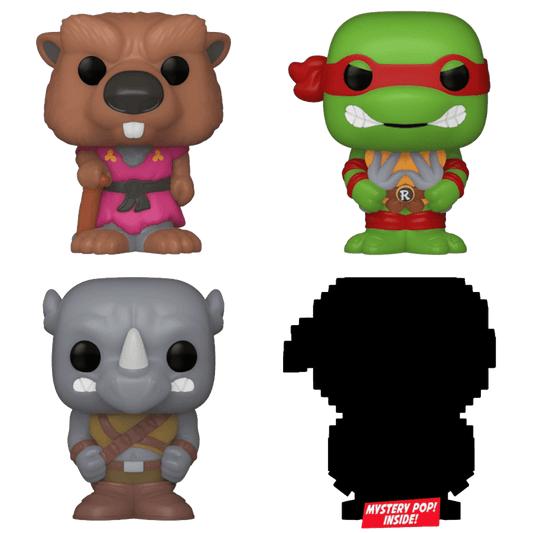Teenage Mutant Ninja Turtles - Splinter Bitty Pop! Vinyl 4 - Pack - Gametraders Modbury Heights