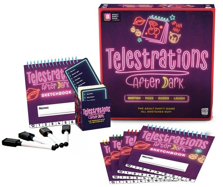 Telestrations After Dark (17+ Year) 8 Player New Edition - Gametraders Modbury Heights