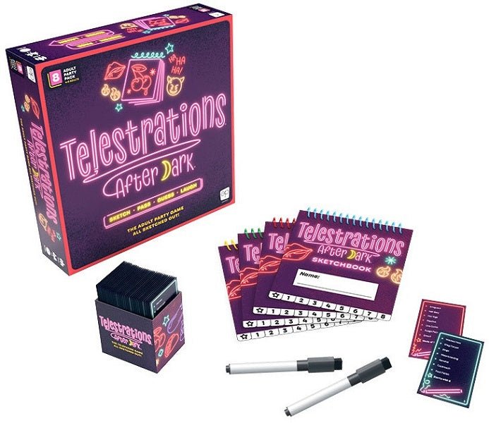 Telestrations After Dark (17+ Year) 8 Player New Edition - Gametraders Modbury Heights
