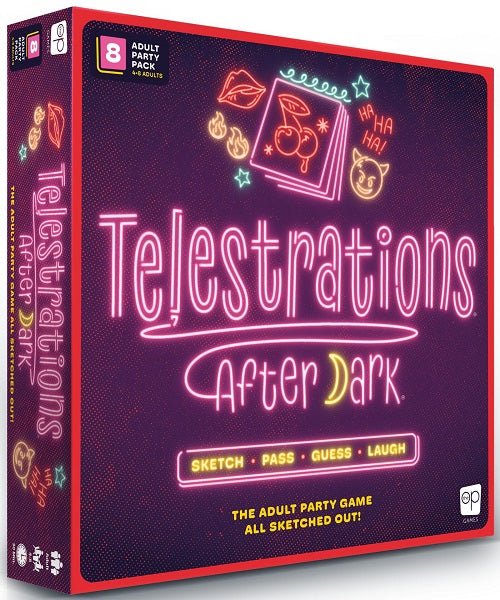 Telestrations After Dark (17+ Year) 8 Player New Edition - Gametraders Modbury Heights