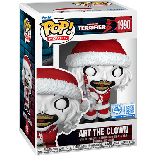 Terrifier 3 - Art the Clown with Chainsaw (Bloody) Pop! Vinyl - Gametraders Modbury Heights