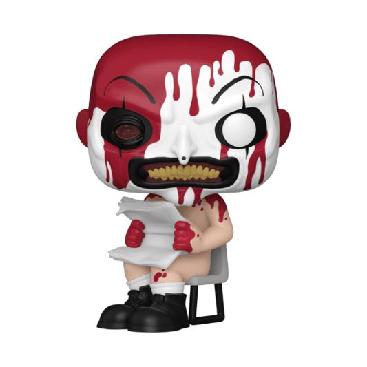 Terrifier - Art the Clown Sitting (Bloody) Pop! Vinyl - Gametraders Modbury Heights