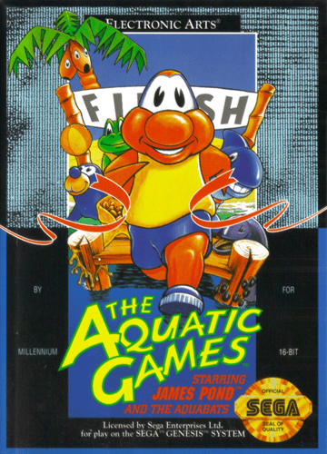 The Aquatic Games Mega Drive - Gametraders Modbury Heights