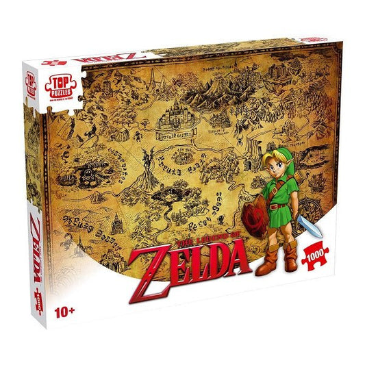 The Legend of Zelda Hyrule 1000 Piece Jigsaw Puzzle - Gametraders Modbury Heights