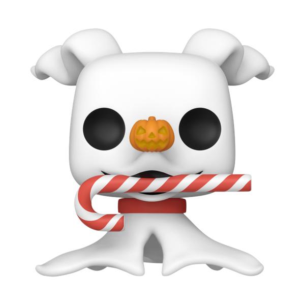 The Nightmare Before Christmas 30th Anniversary - Zero w/Candy Cane Pop! Vinyl - Gametraders Modbury Heights