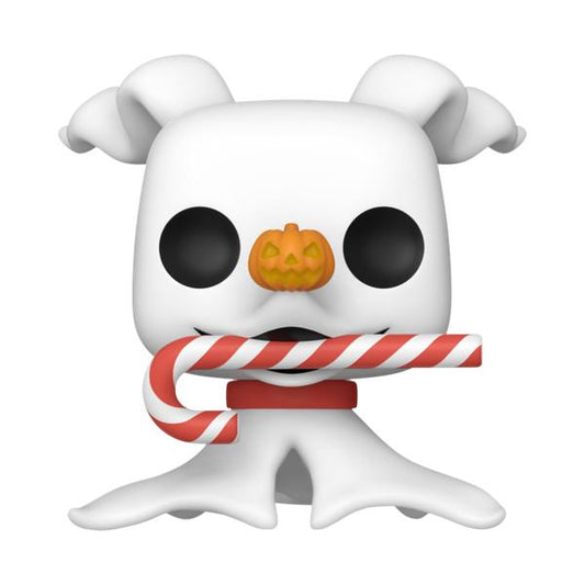 The Nightmare Before Christmas 30th Anniversary - Zero w/Candy Cane Pop! Vinyl - Gametraders Modbury Heights