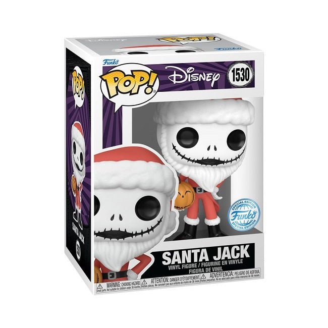 The Nightmare Before Christmas - Santa Jack with Jack - o - lantern US Exclusive Pop! Vinyl - Gametraders Modbury Heights