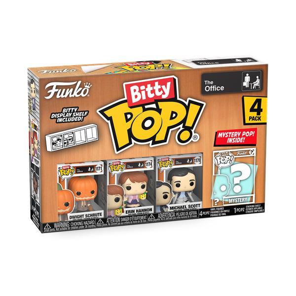 The Office - Dwight w/Pumpkinhead Bitty Pop! Vinyl 4PK - Gametraders Modbury Heights