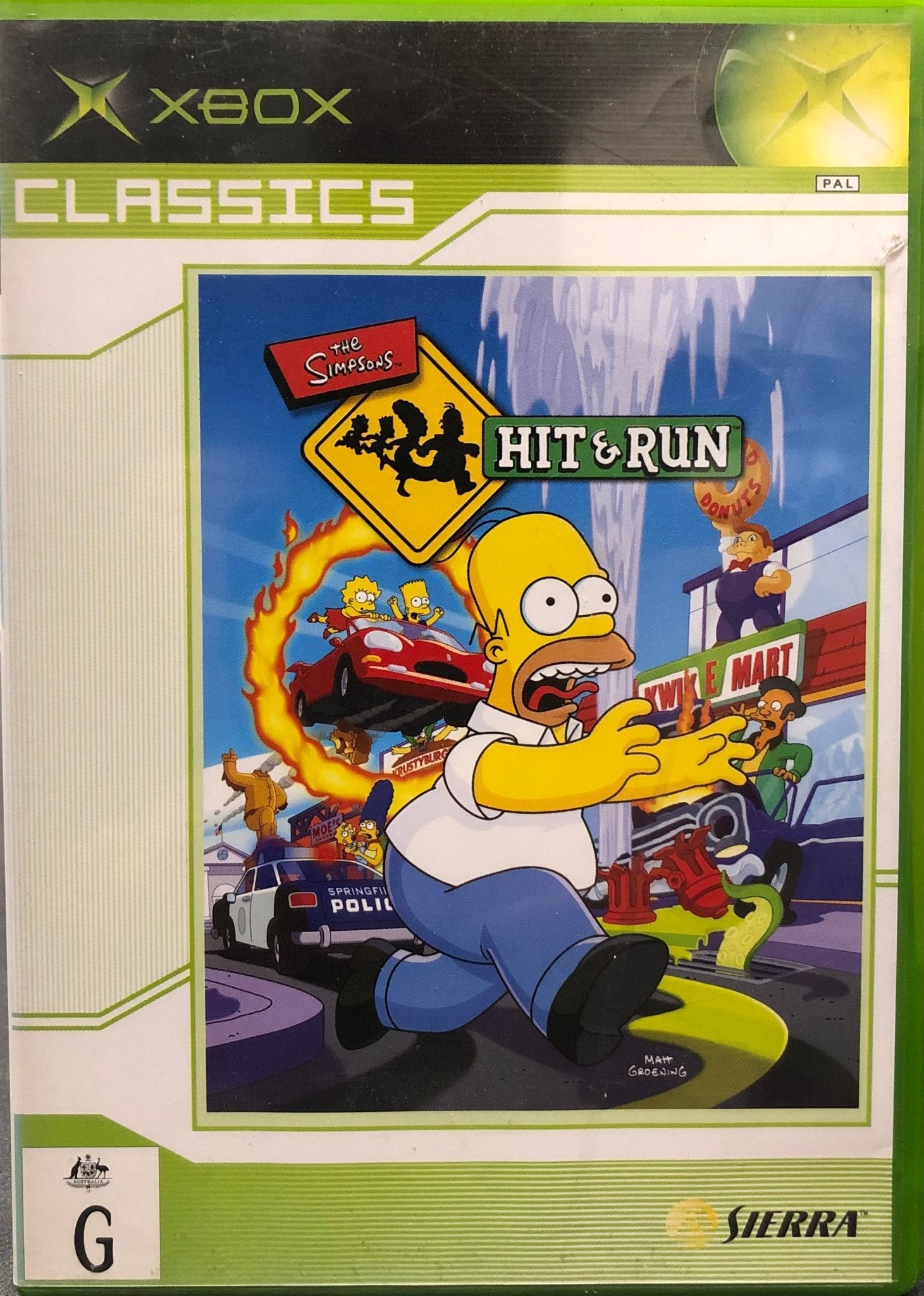 The Simpsons Hit & Run XBox - Gametraders Modbury Heights