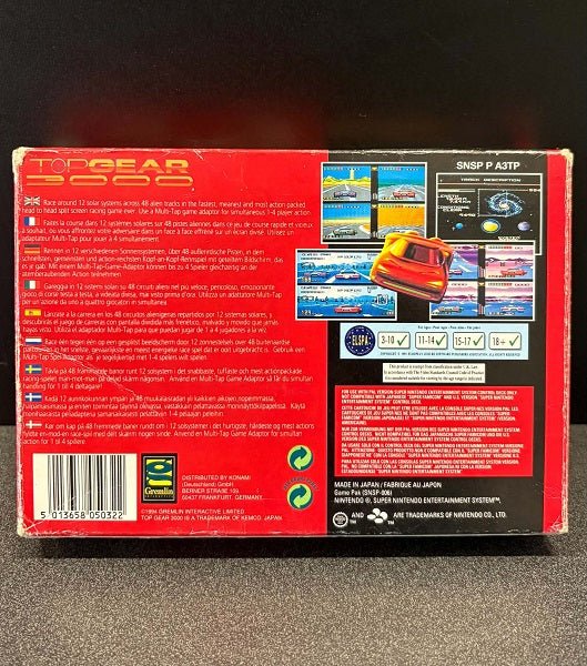 Top Gear 3000 SNES - Gametraders Modbury Heights