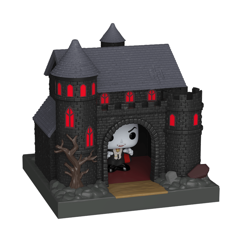Universal Monsters - Dracula's Castle w/Dracula Bitty Pop! Vinyl Town - Gametraders Modbury Heights