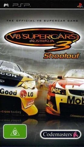 V8 Supercars 3 Shootout PSP - Gametraders Modbury Heights