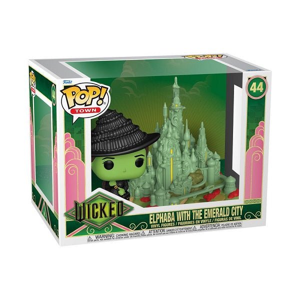 Wicked (2025) - Elphaba with Emerald City Pop! Vinyl Town - Gametraders Modbury Heights