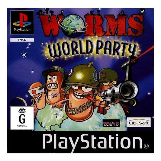 Worms World Party PS1 - Gametraders Modbury Heights