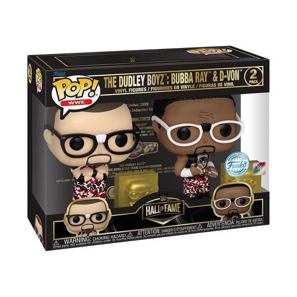 WWE: Hall of Fame - Dudley Boyz Red Camo Pop! Vinyl 2PK - Gametraders Modbury Heights