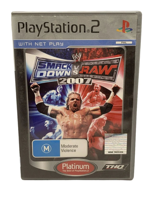 WWE Smackdown Vs Raw 2007 PS2 - Gametraders Modbury Heights