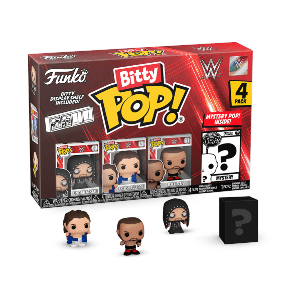WWE - The Undertaker Bitty Pop! 4 - Pack - Gametraders Modbury Heights