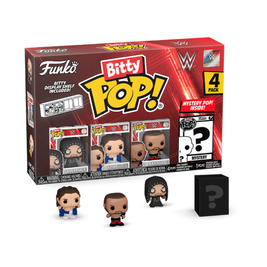 WWE - The Undertaker Bitty Pop! 4 - Pack - Gametraders Modbury Heights