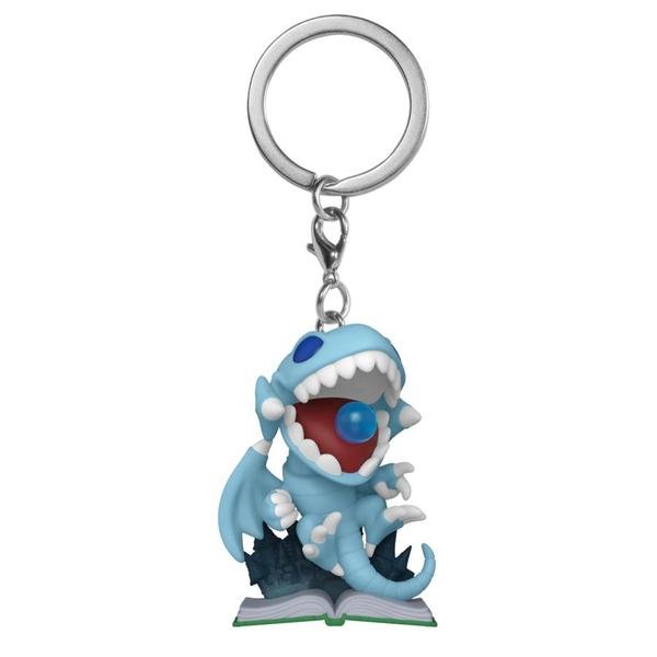 Yu - Gi - Oh! - Blue - Eyes Toon Dragon US Exclusive Glow Pop! Vinyl Keychain - Gametraders Modbury Heights
