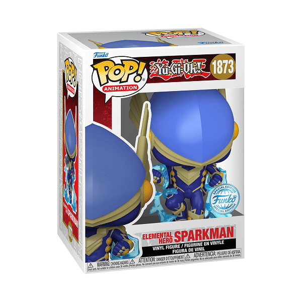 YuGiOh - Elemental Hero Sparkman Pop! Vinyl - Gametraders Modbury Heights