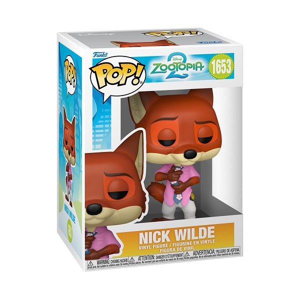 Zootopia 2 - Nick Wilde Pop! Vinyl - Gametraders Modbury Heights