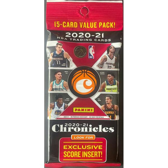 2020-2021 Panini Chronicles NBA Basketball Fat Pack