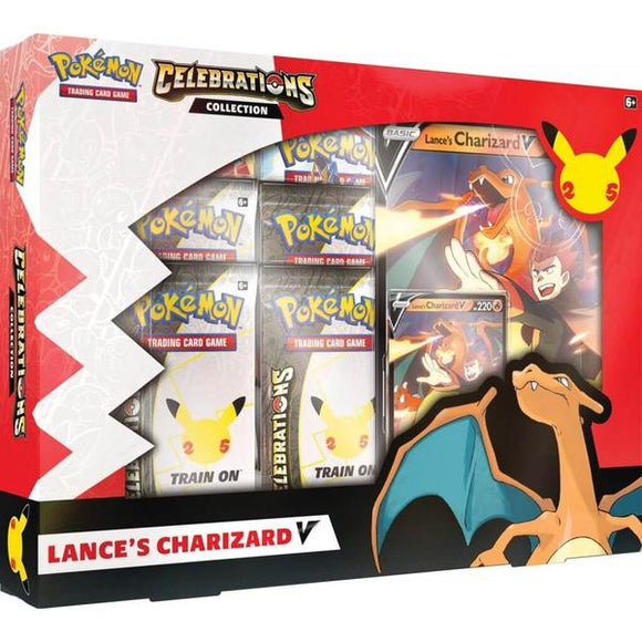 Pokemon TCG Celebrations Collections - V Box (Lance’s Charizard V and Dark Sylveon V)