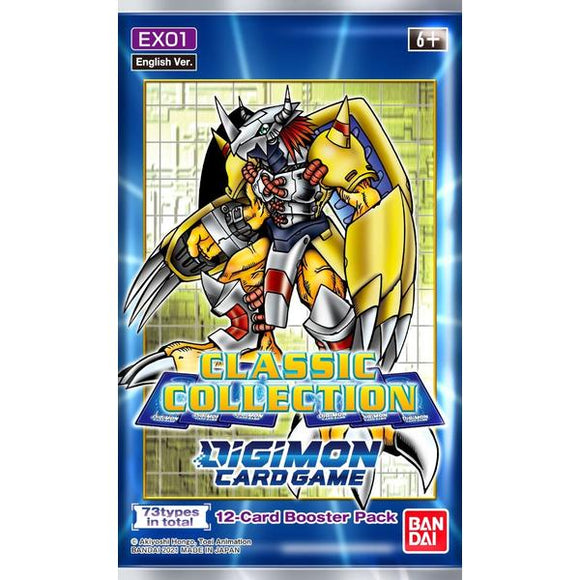 Digimon Card Game Classic Collection (EX01) Booster Pack