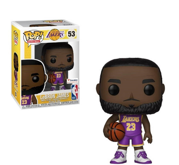 NBA: Lakers - Lebron James (Purple) US Exclusive Pop! Vinyl