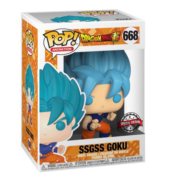Dragon Ball Super SSGSS Goku US Exclusive Pop! Vinyl