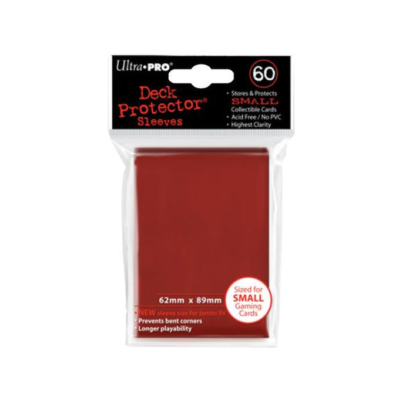 Ultra Pro Red Small 60pk Protectors