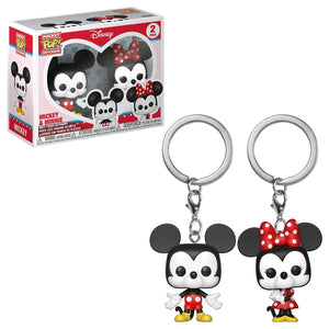 Disney - Mickey & Minnie Pocket Pop! Vinyl Keychain 2-pack