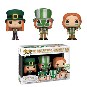 Harry Potter - Ginny, Fred & George Weasley World Cup ECCC 2019 US Exclusive Pop! Vinyl 3pk