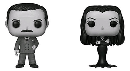 Addams Family - Morticia and Gomez B&W US Exclusive Pop! Vinyl 2-pack