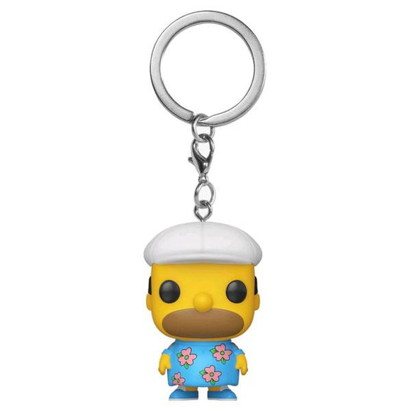 Simpsons - Homer in Muumuu US Exclusive Pocket Pop! Keychain